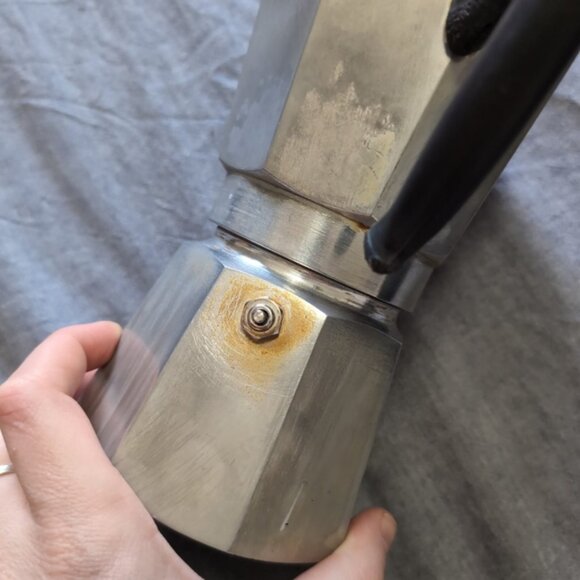 Vintage Alfonso Bialetti Camping Outdoor Utility The Moka Express Coffee Maker - Picture 10 of 10